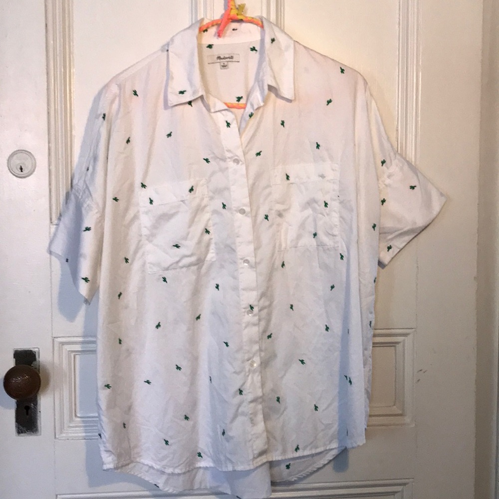 Embroidered Cactus Courier Shirt